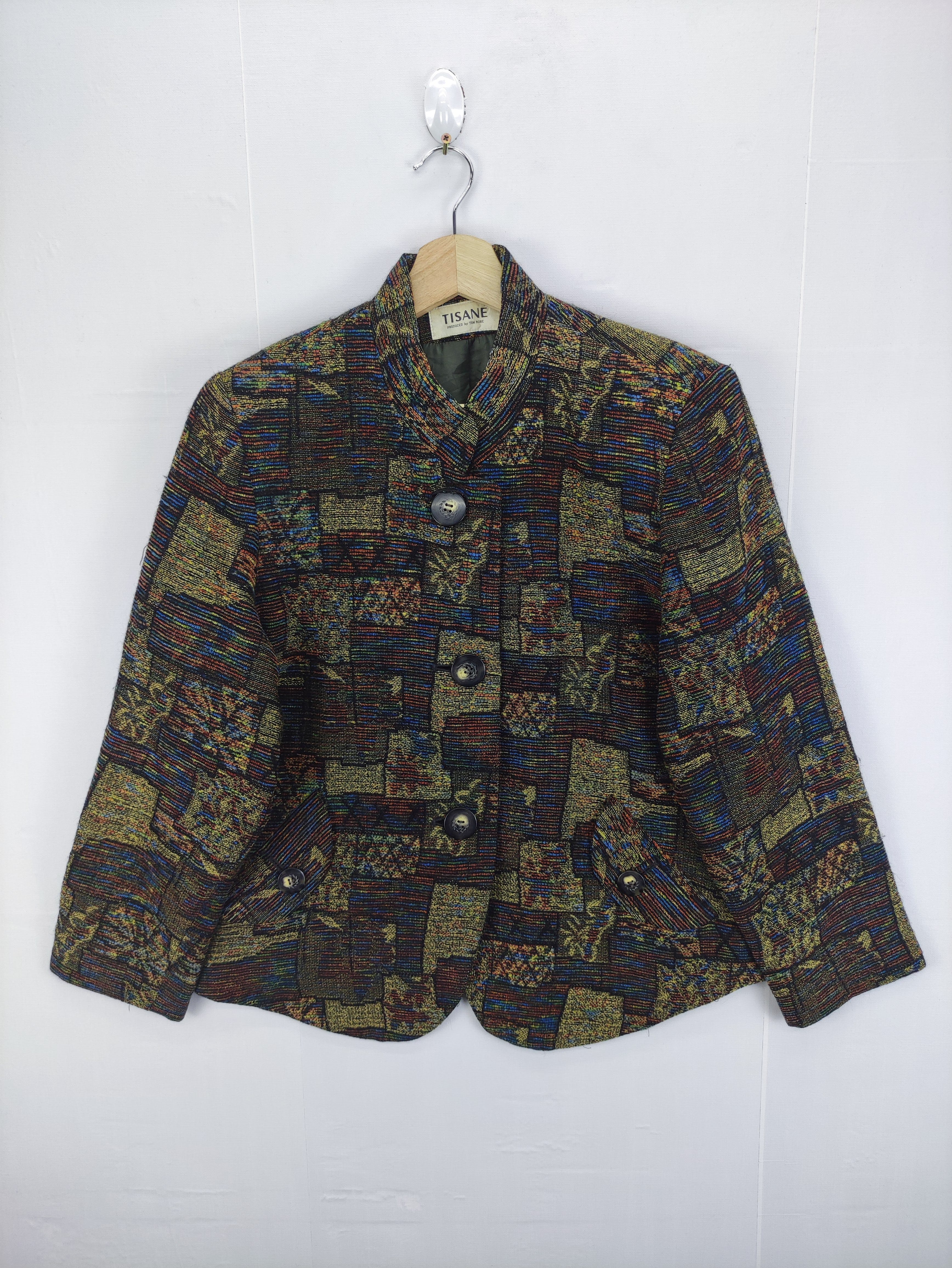 Vintage Jaket Coat Tisane Button Up - 1
