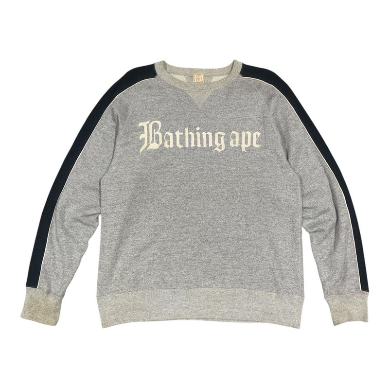 Vtg A Bathing Ape Bape Crewneck Sweatshirt - 1