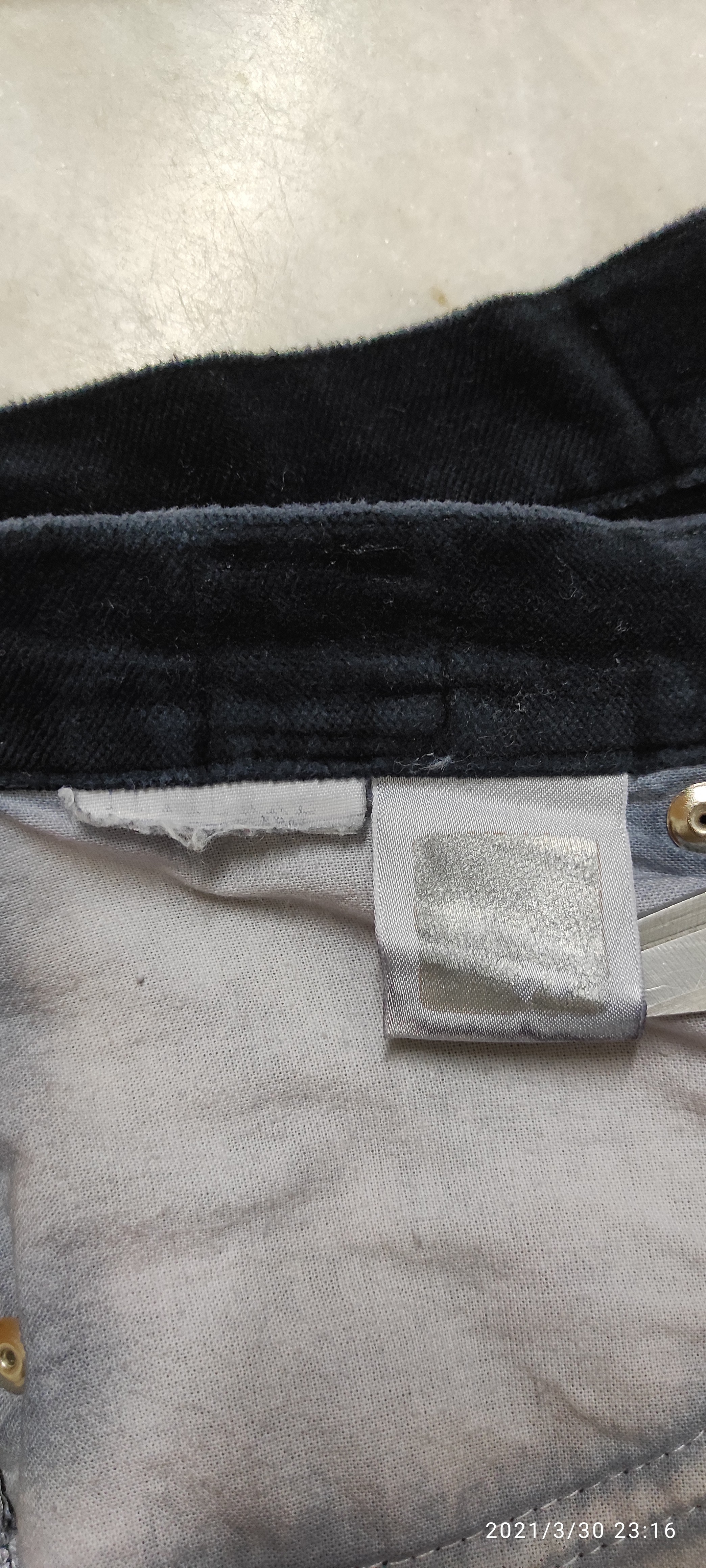VERSACE Archive VERSACE JEANS COUTURE Velvet Jeans | a99c