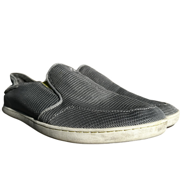 Olukai Nohea Mesh Slip On Casual Shoes Outdoor Breathable Lightweight Gray 10.5 - 2