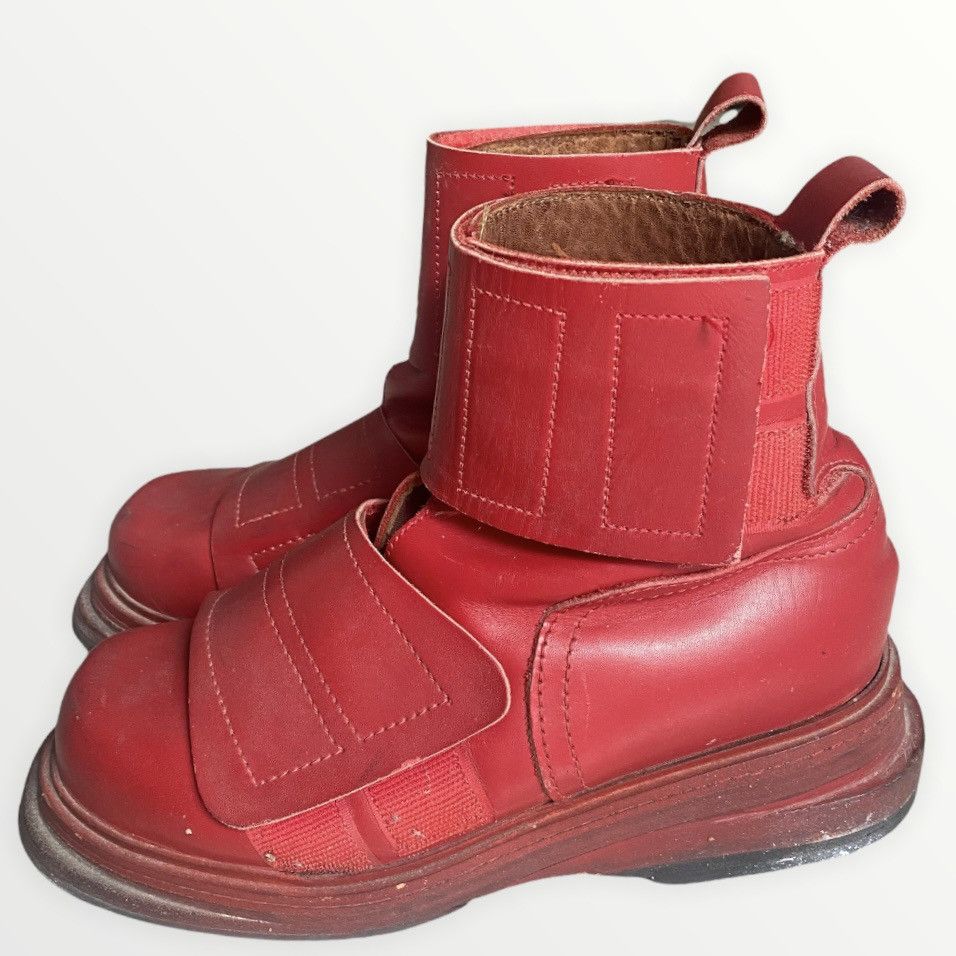 Dirk Bikkembergs Velcro Leather Boots - AW96 - 3