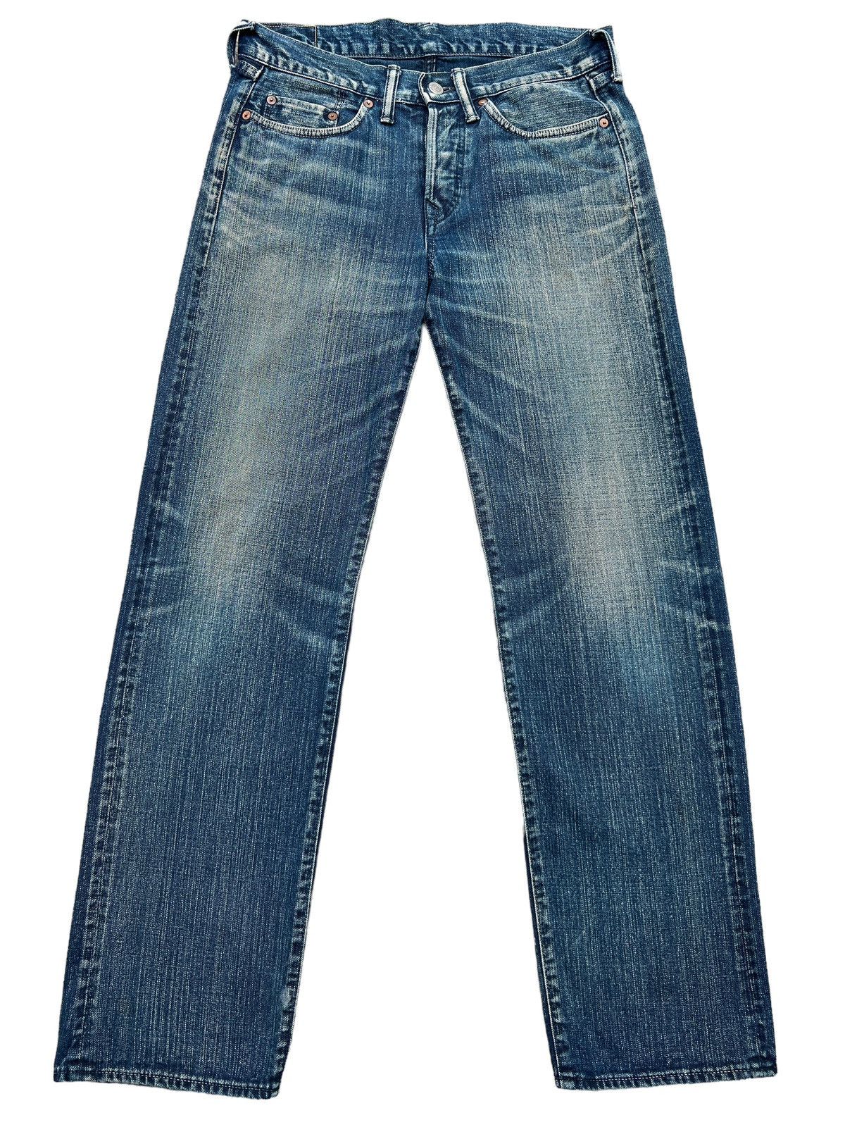 Vintage 45RPM Japan Faded Mudwash Denim Jeans 33x33 - 1