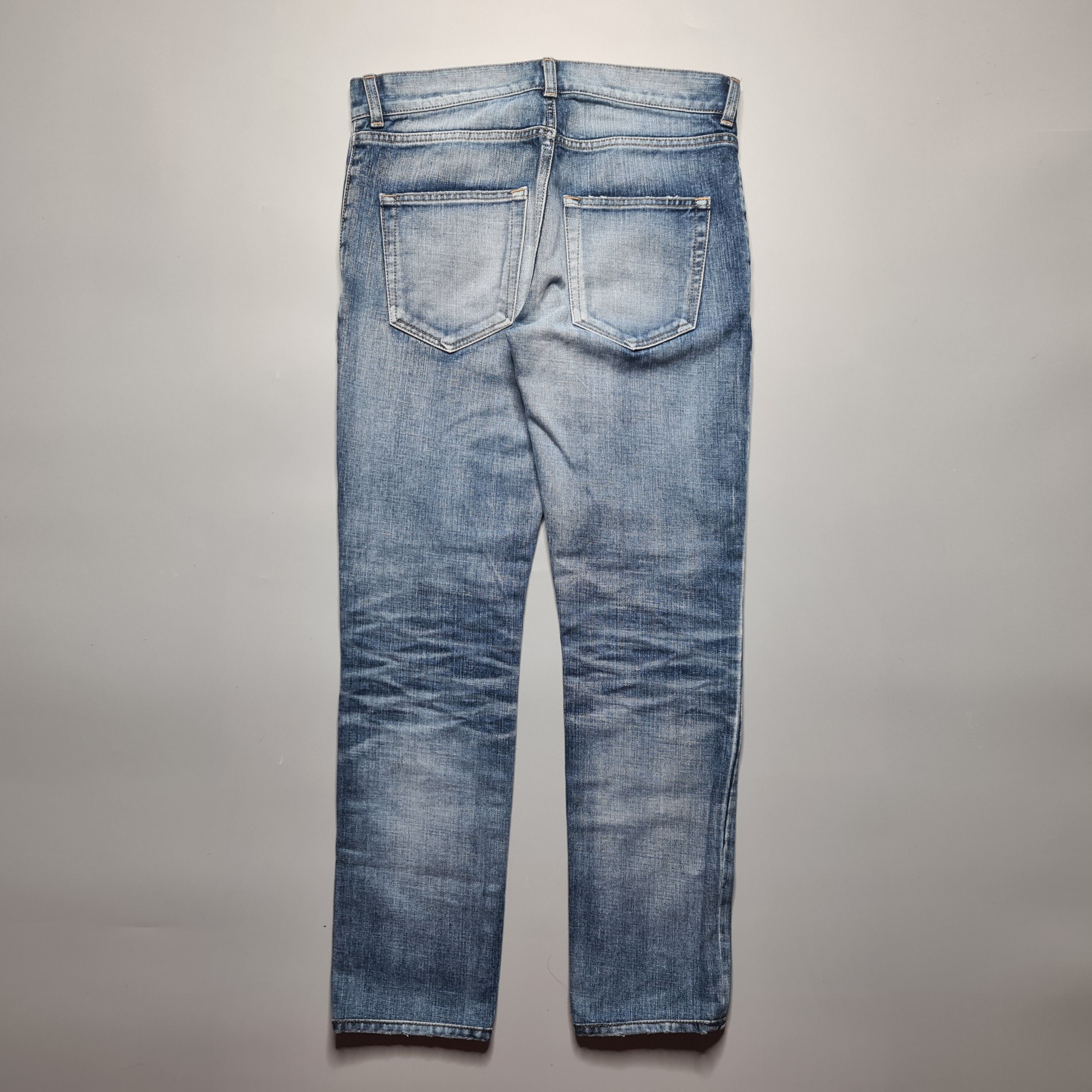Saint Laurent Paris - AW17 D02 Blue Washed Skinny Jeans - 3