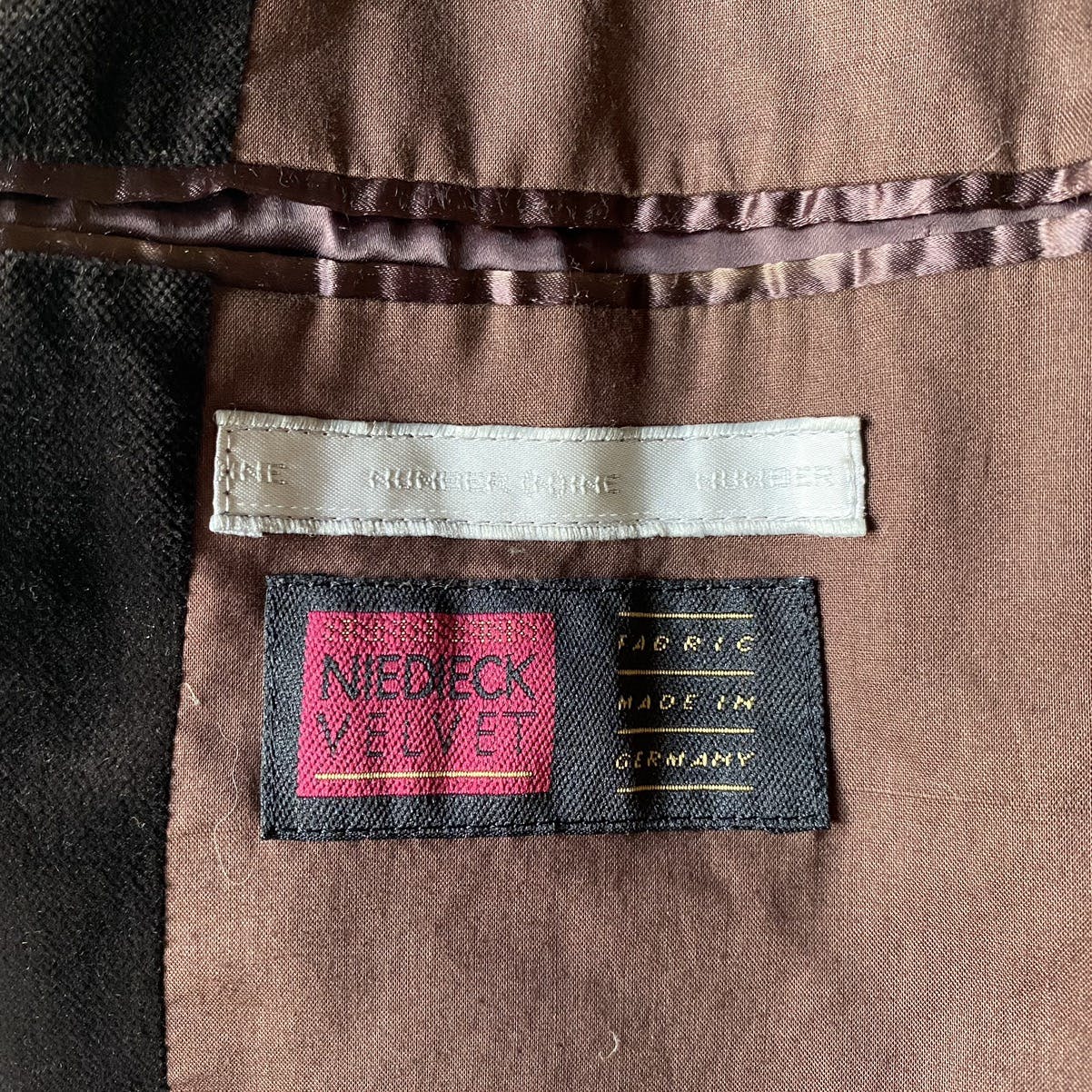 N(N) X Niedieck Velvet Blazer AW01 Standards - 8