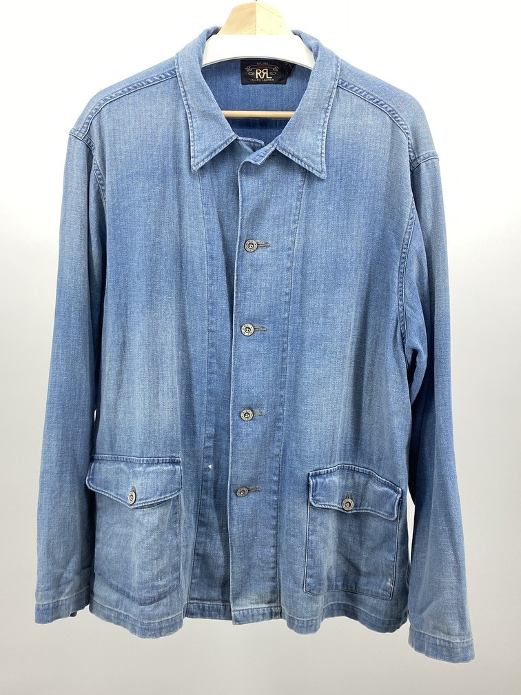 Chambray Denim Chore Coat - 1