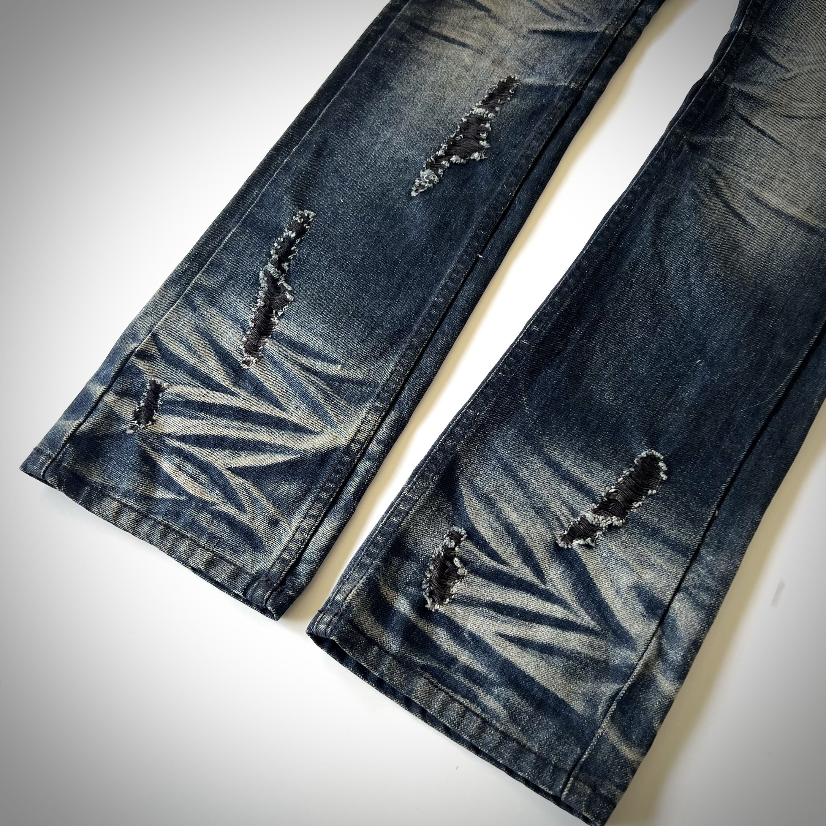 Glad News Studded Claw Marks Jeans - 3