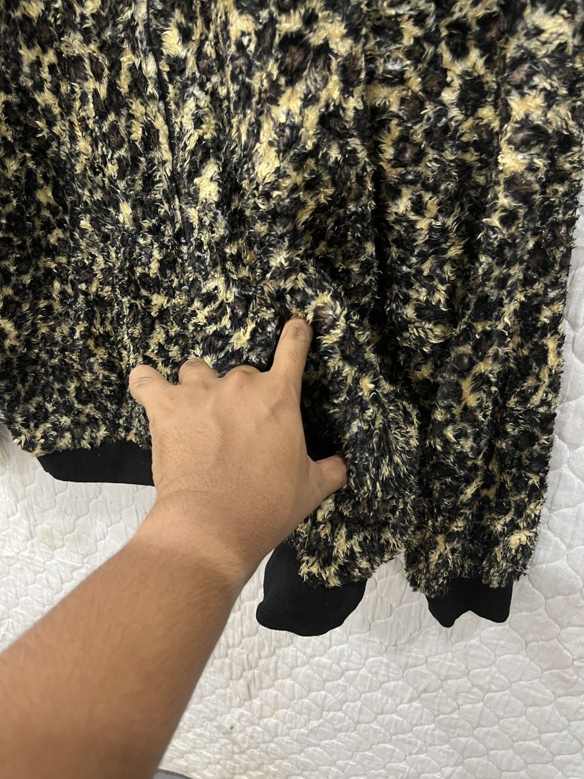 Japanese Brand - (Eee). MODISH GAZE LEOPARD HOODIE SWEATER - 12