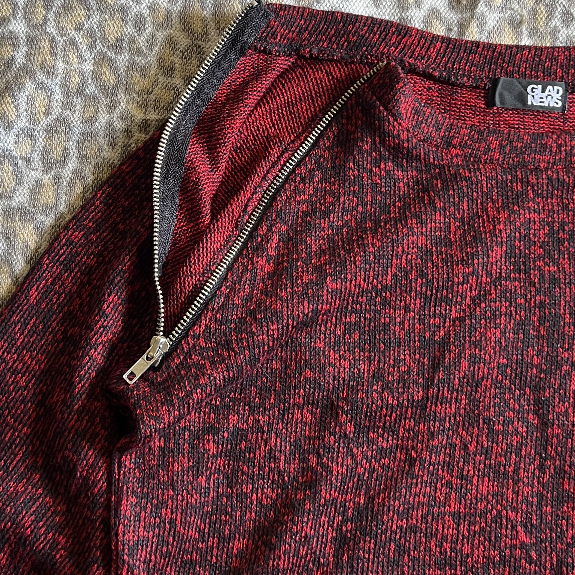 Glad News Long Sleeve Knitted Sweater - 2