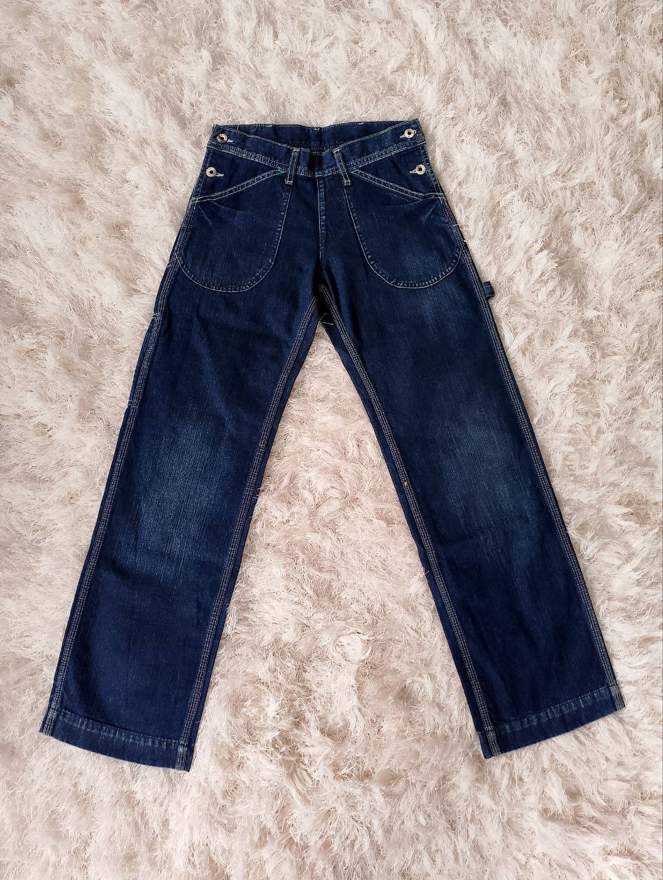 If Six Was Nine - Rare ANDJUMP JAPAN Luxury Workwear Carpenter Denim Jeans - 2