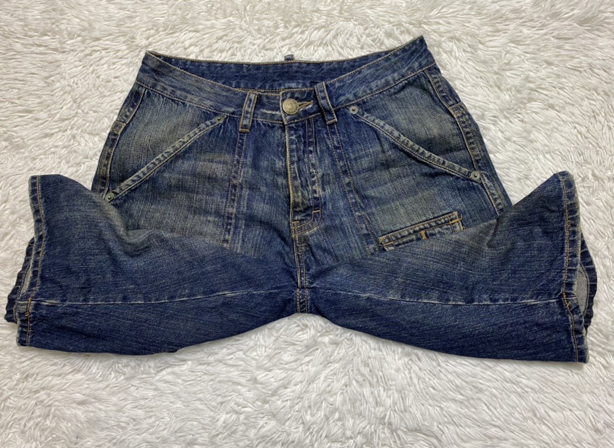 Vintage - Dsquared Dungaree Spring 85 Rare Distressed Denim - 12
