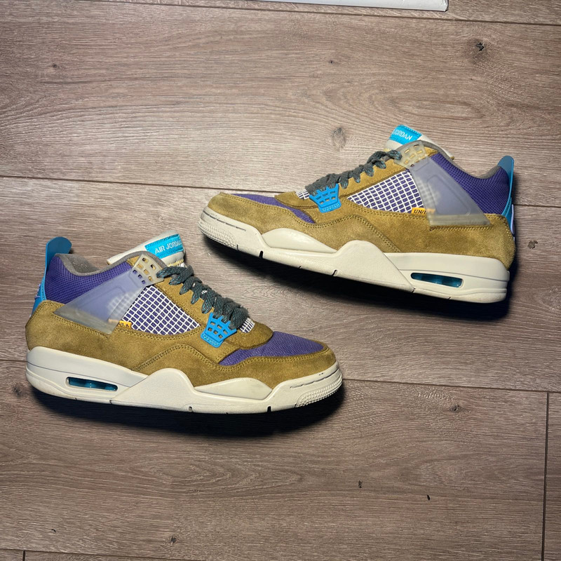 Size 10.5 Union x Jordan 4 Desert Moss - 1