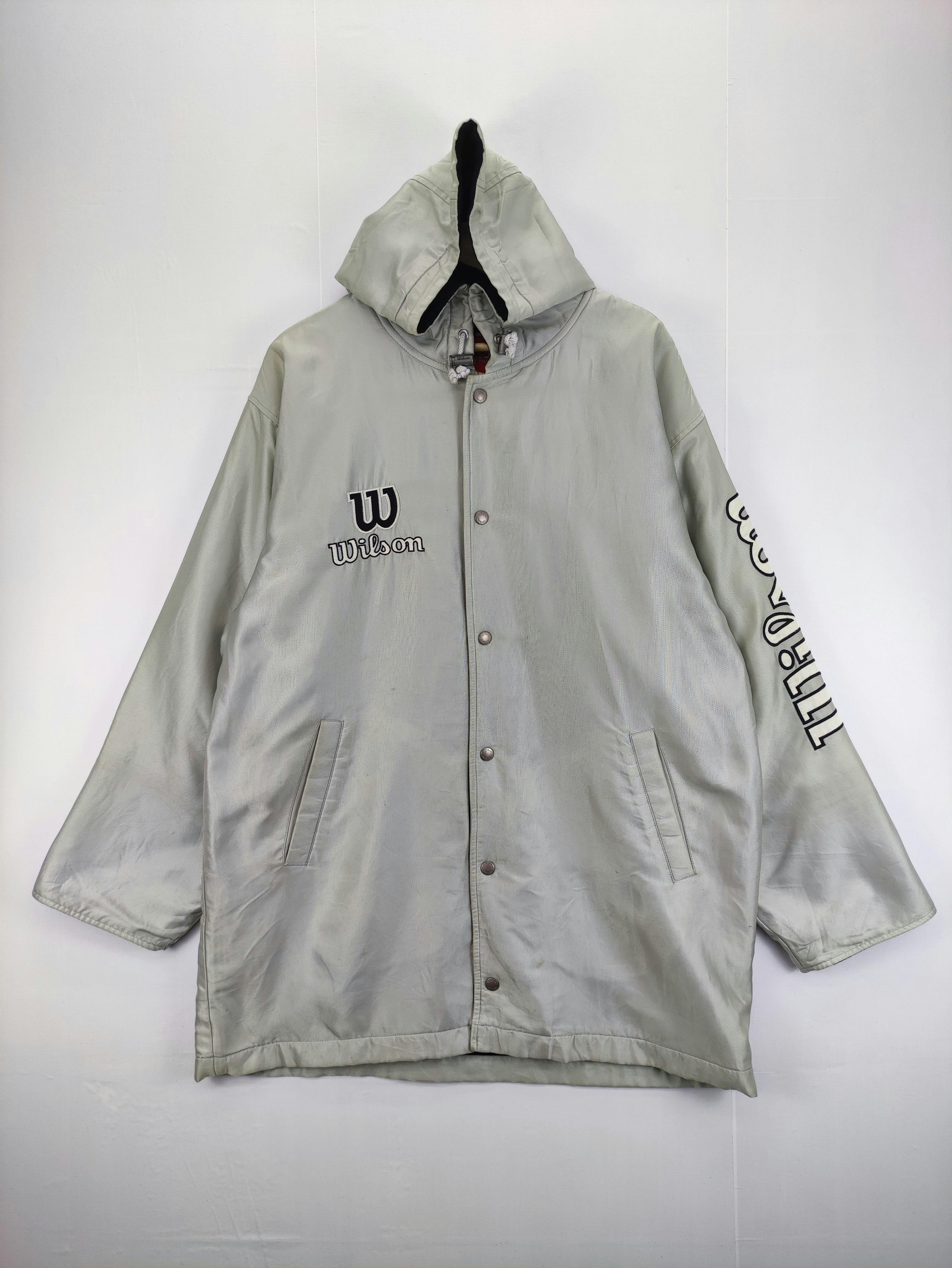 Vintage Wilson Jacket Snap Button Hoodie - 1