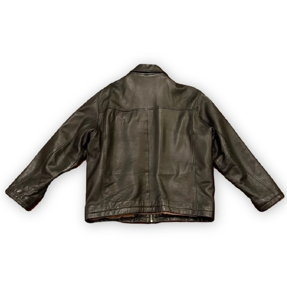 Andrew Marc VTG 90s Lambskin Leather Jacket - 2