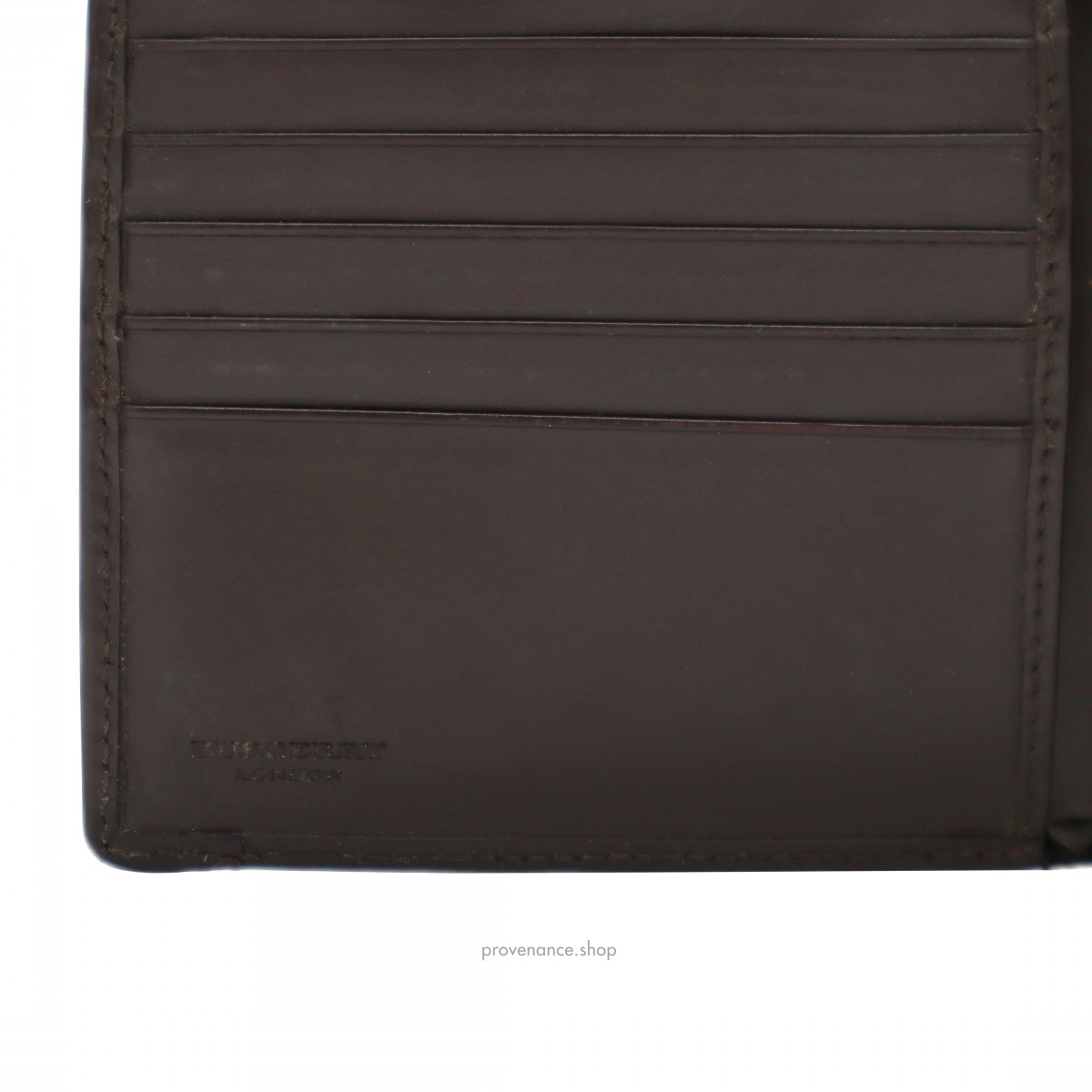 Burberry Check 10CC Bifold Wallet - Brown - 7