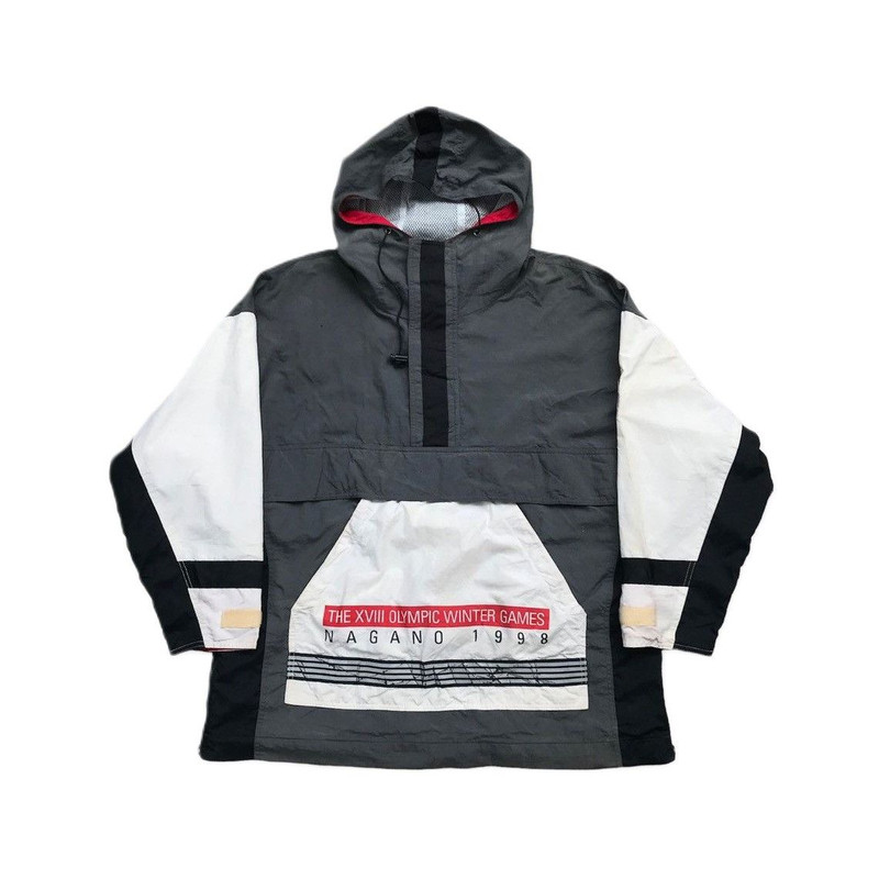 Vintage 90s Mizuno Nagano Winter Olympics Anorak - 1