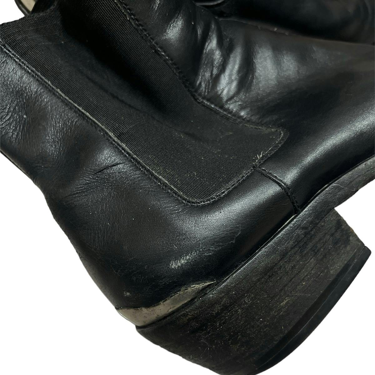 SS04 Helmut Lang Steel Cuban Heel Chelsea boots - 17