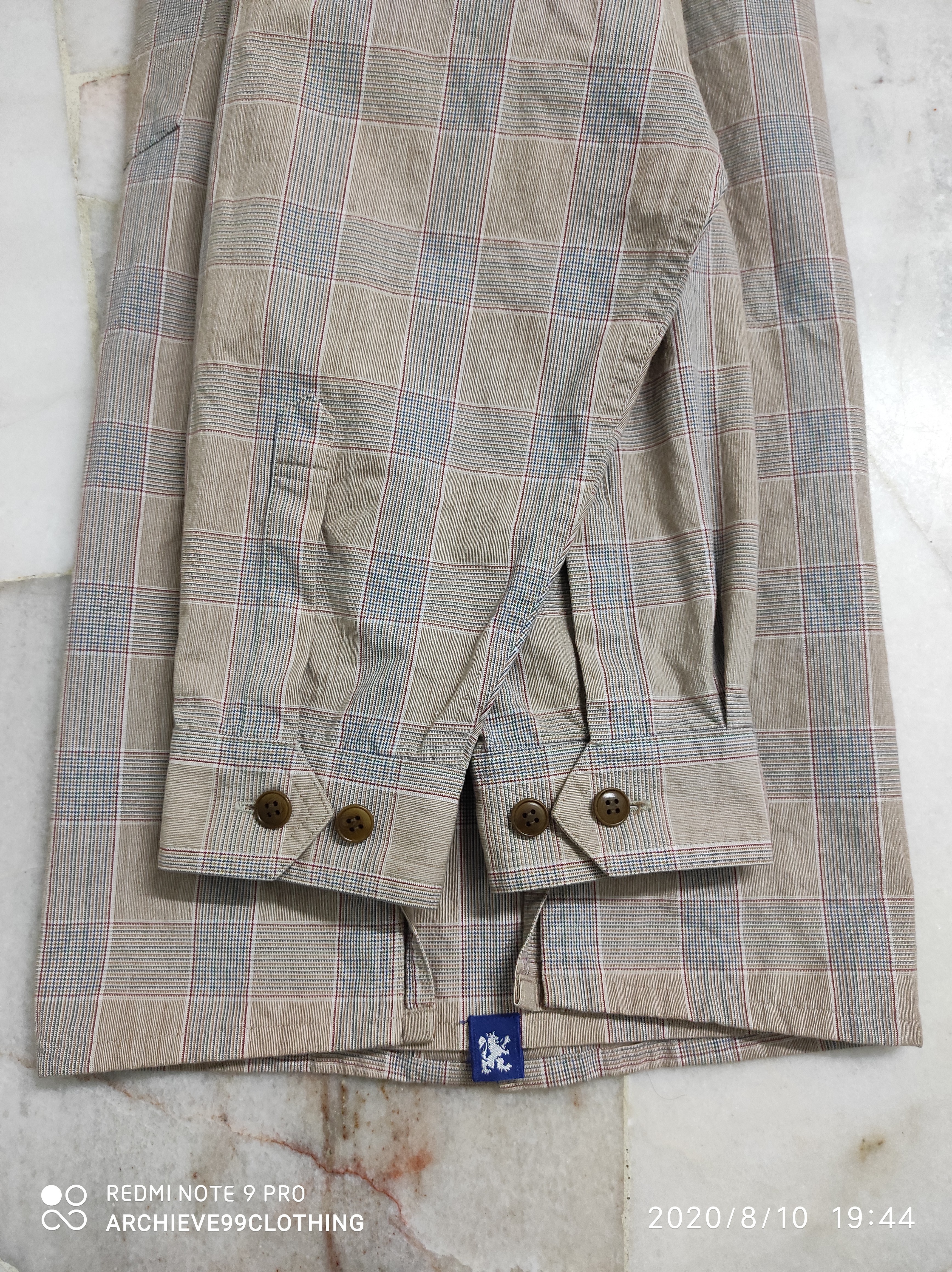 Harrington gingham check plaid Jacket - 9
