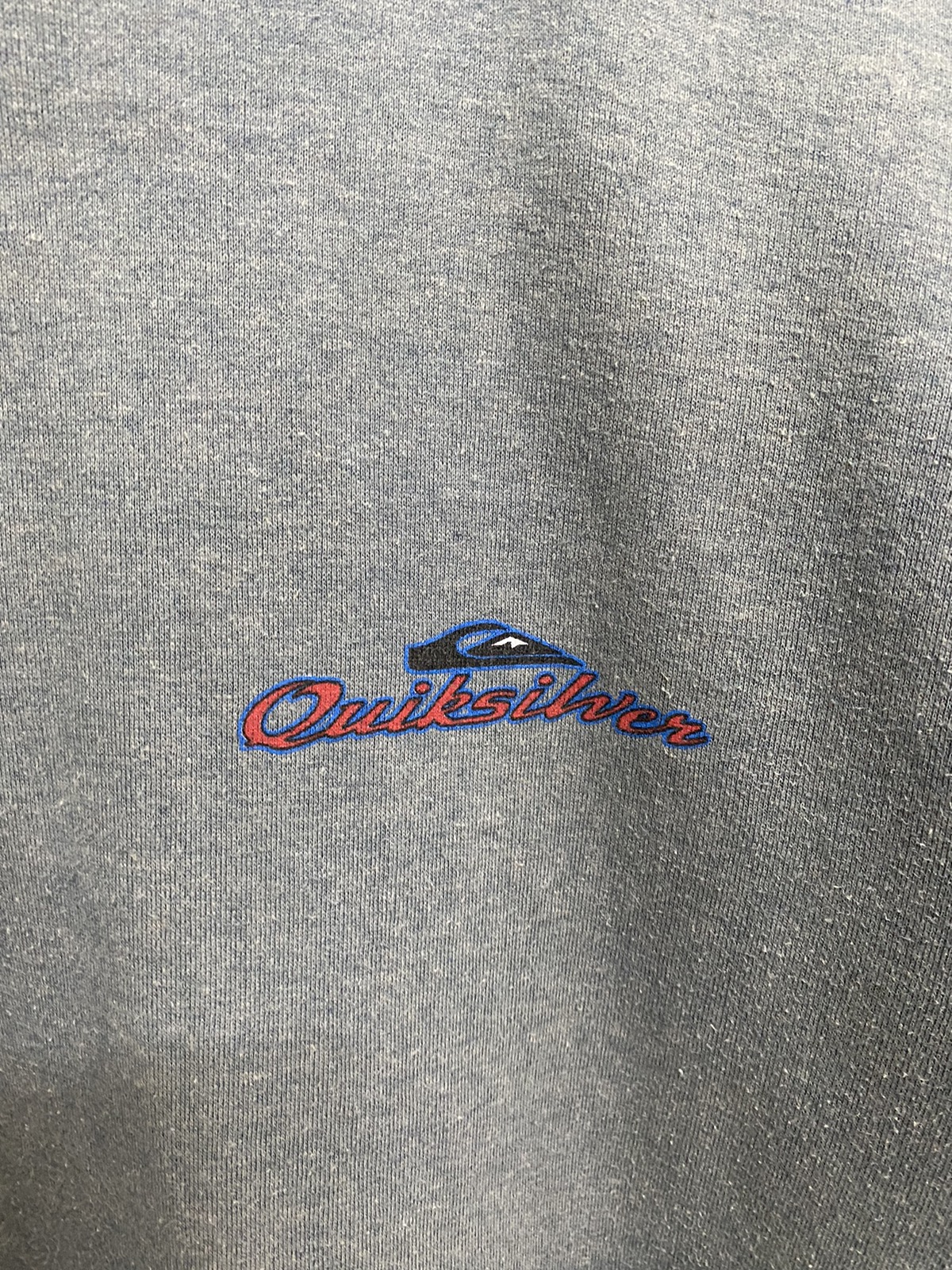 Vintage - Vintage 90s Quiksilver Big Logo Sunfade Hoodie - 4