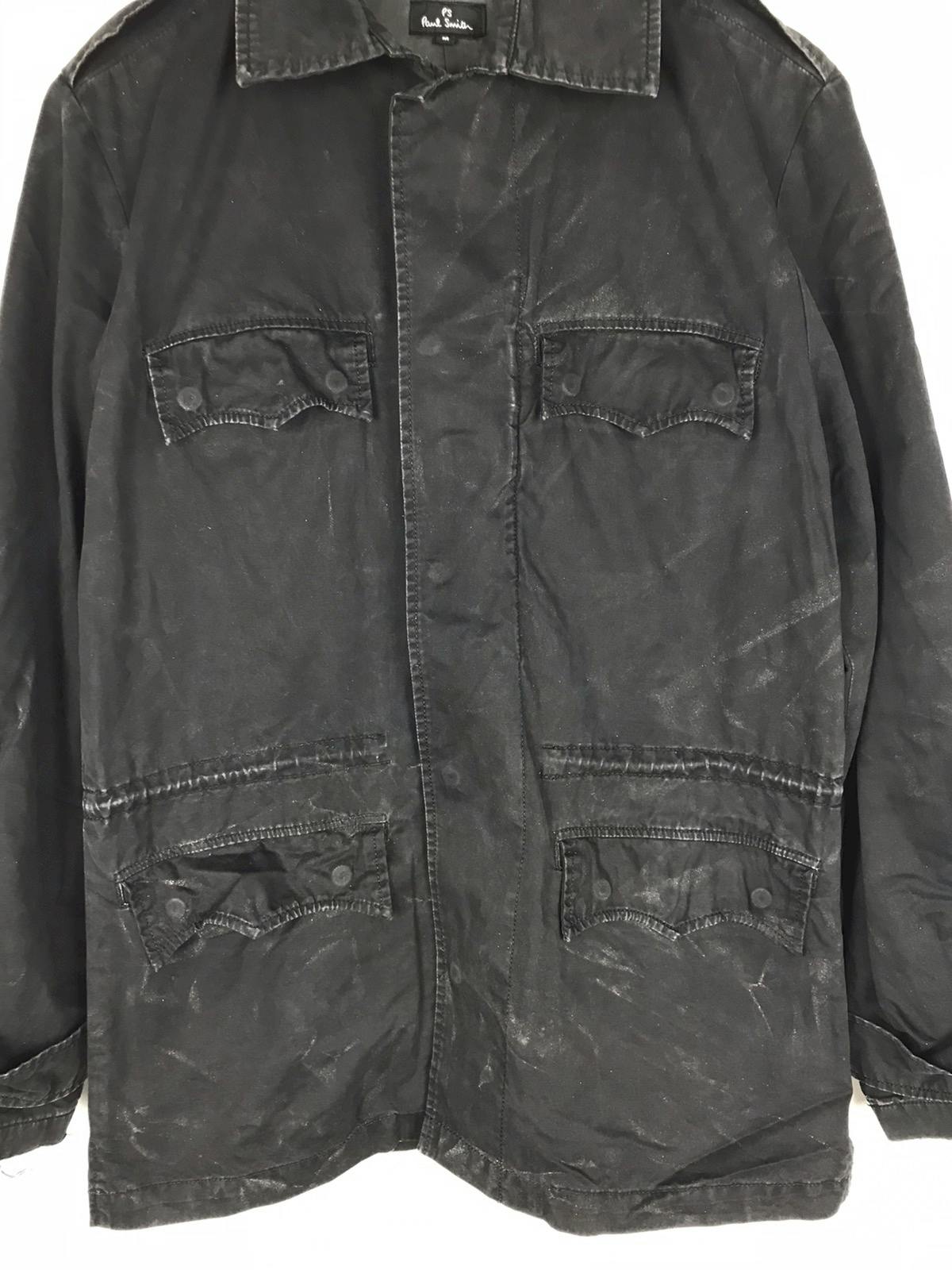 Vintage Paul Smith Overcoat Dark Jacket - 4