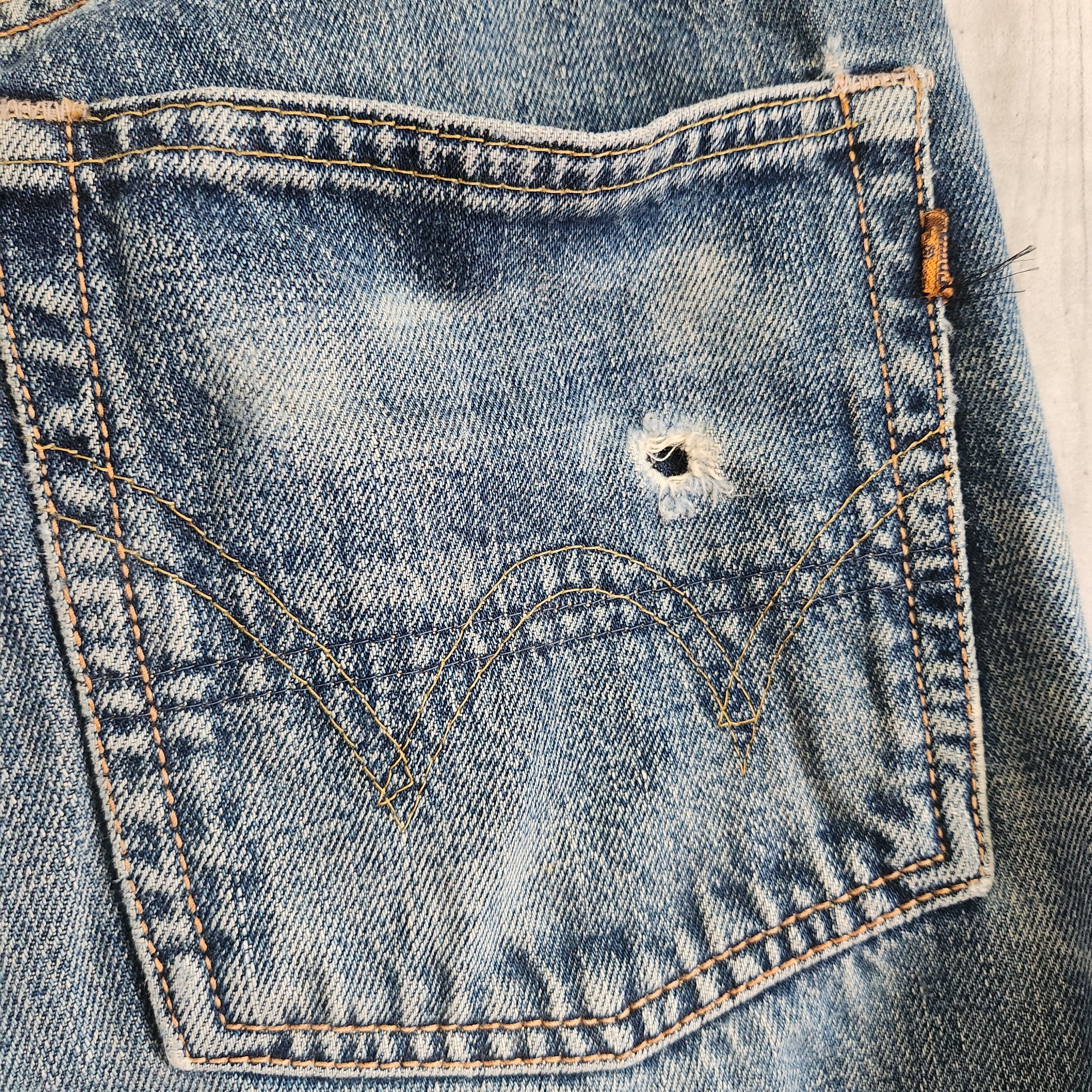 Vintage Distressed Edwin Redline Selvedge Jeans - 11