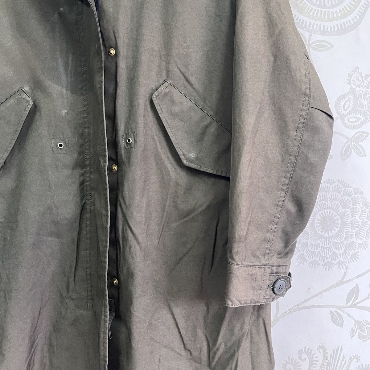 Japanese Brand - Vetements De Travail Long Parka Coat Fishtail Jacket Hooded - 17