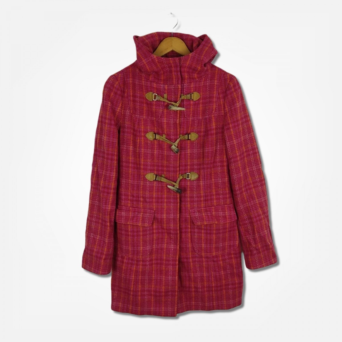 Benetton - United Colors of Wool Hoodie Parka Long Jacket - 1