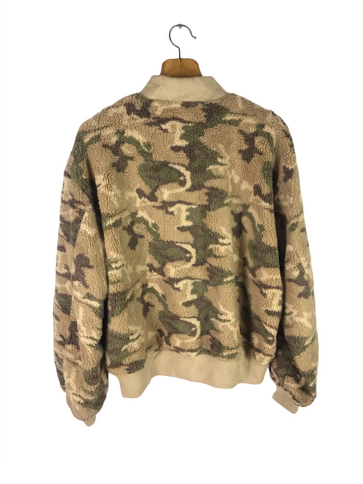 Japanese Brand - LAST CALL💥GYDA FLEECE ARMY CAMOUFLAGE BOMBER JACKET - 7