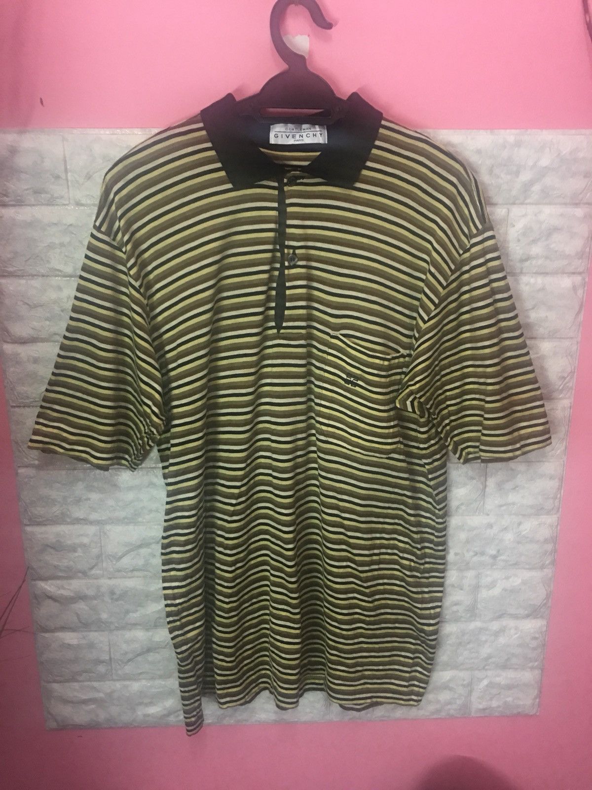 Rare T-Shirt Button Up Givenchy Stripe - 1
