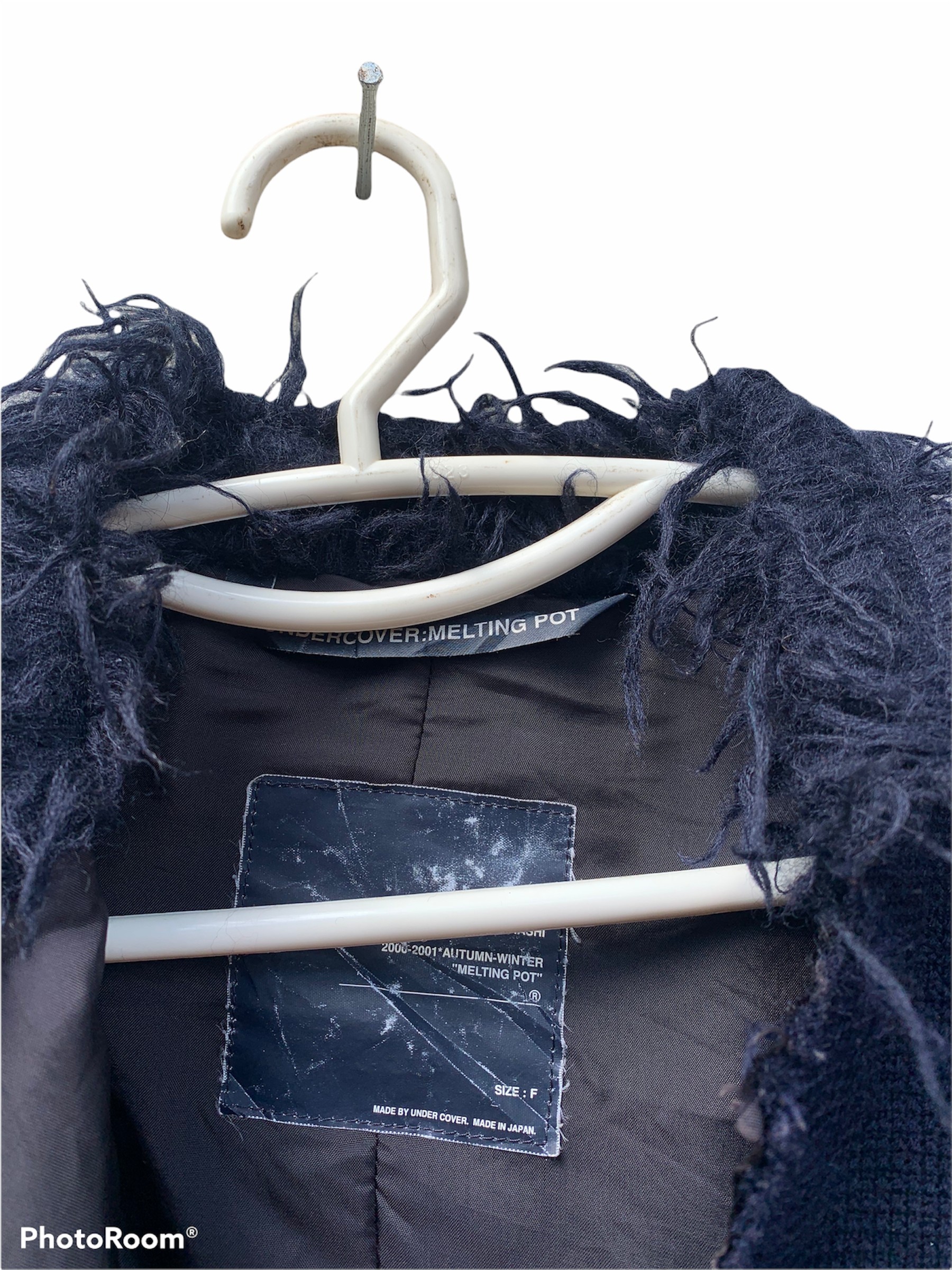 Vintage Undercover 00 Melting Pot Fur Cardigan - 6