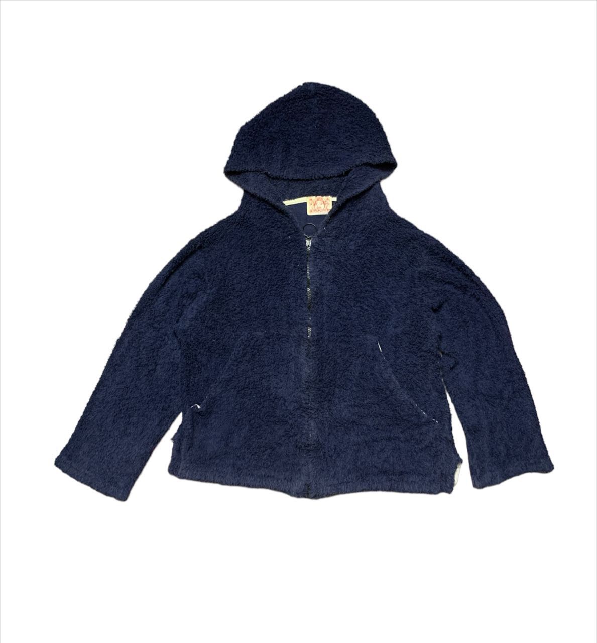 EVISU YAMANE CROPPED TOWEL HOODIE SWEATER - 1