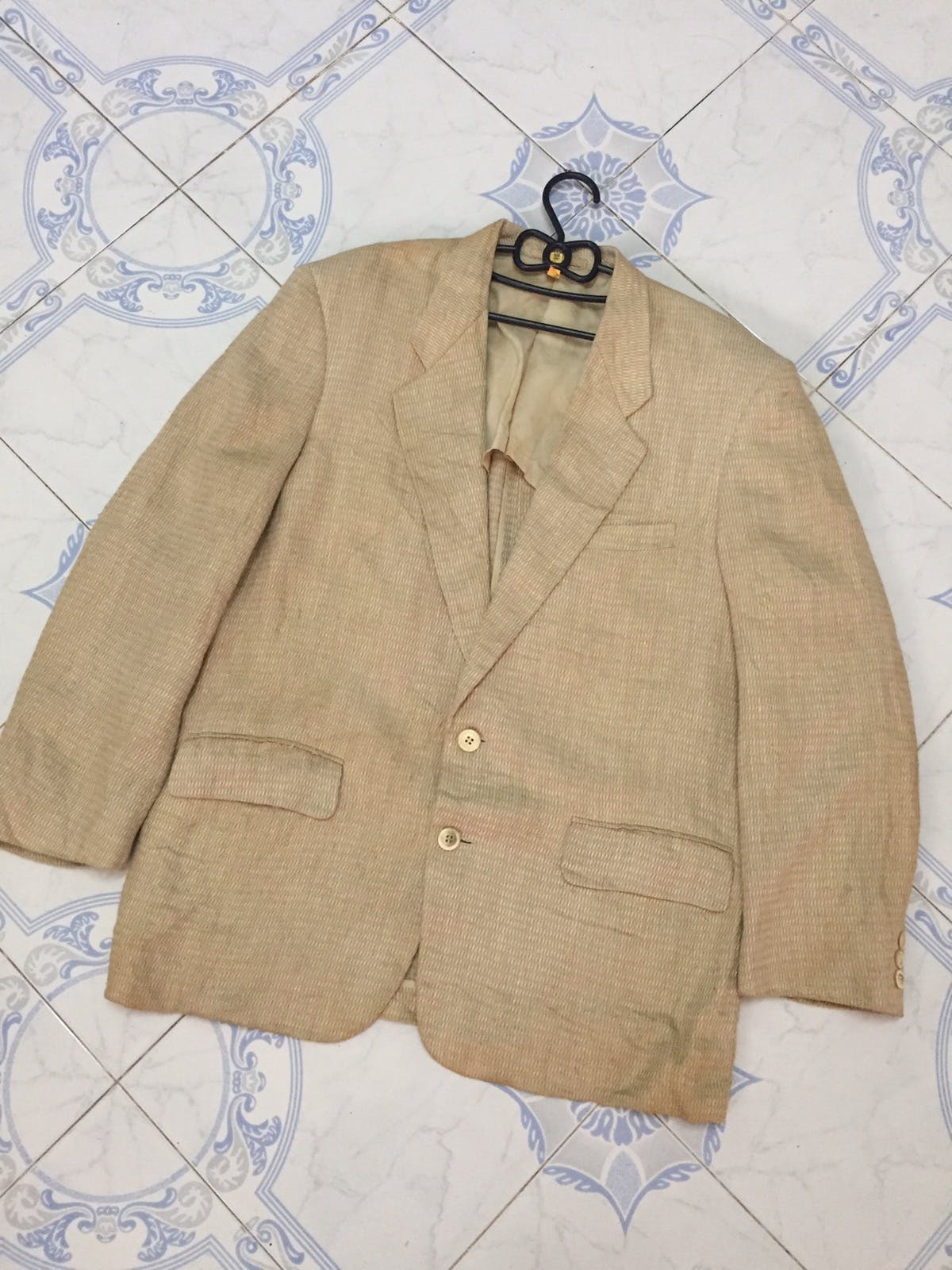 CDGH Comme des Garcons Homme Linen Coat Blazer - 1