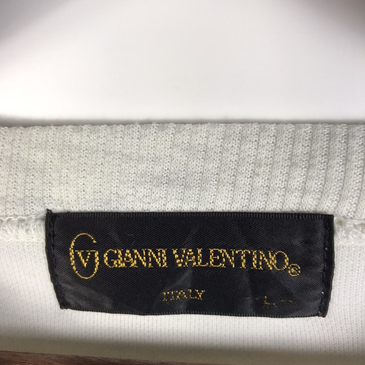 Gianni Valentino Italy Sweatshirt Spell out Embroidered Logo - 4