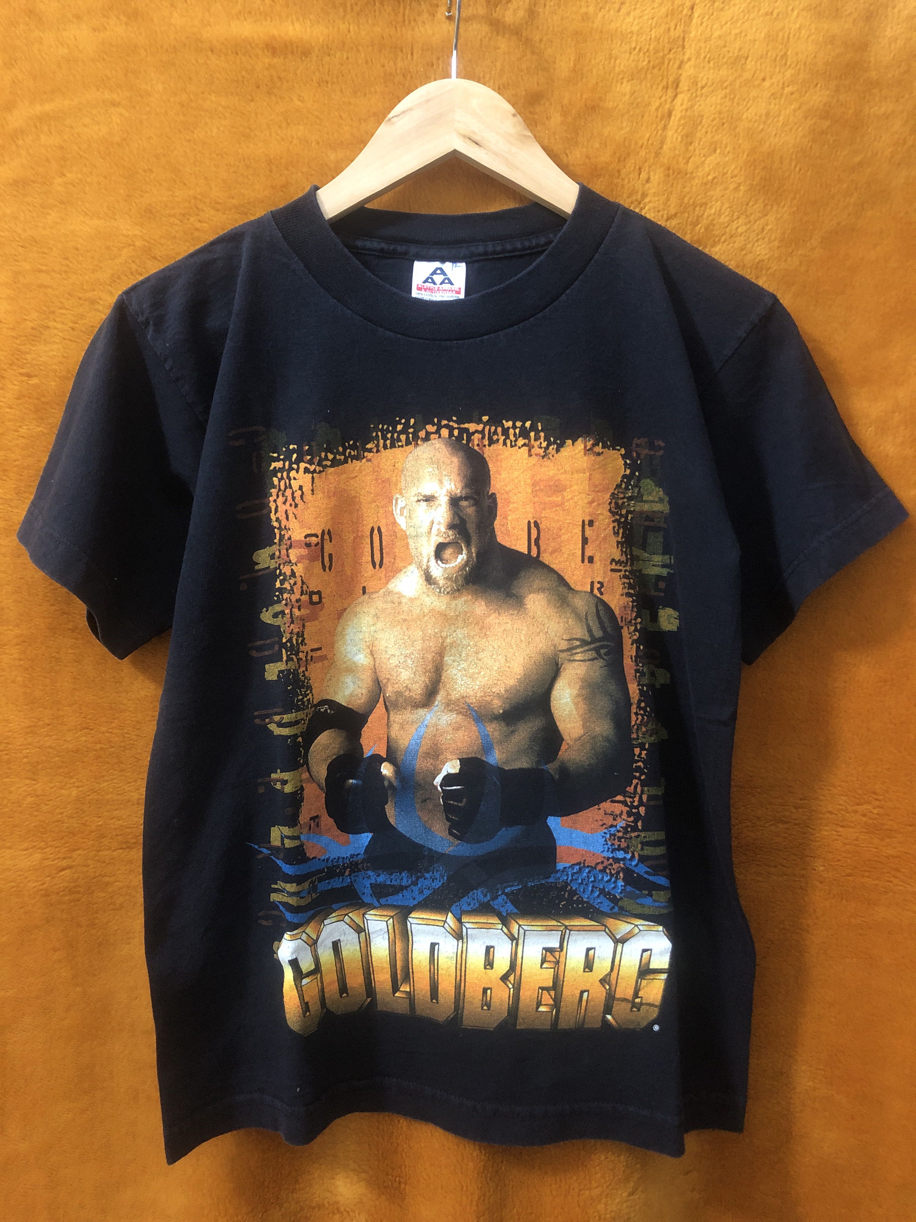 Vintage Goldberg WCW Wrestler T-Shirt Youth Large - 1