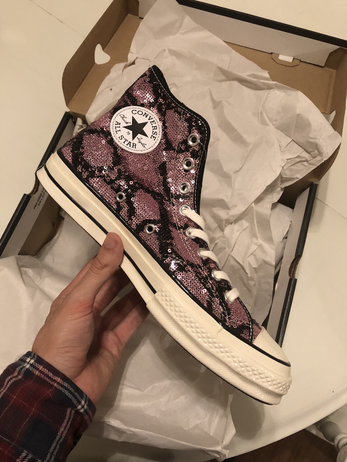 1970s Chuck Taylor Sequin Snakeskin - 2