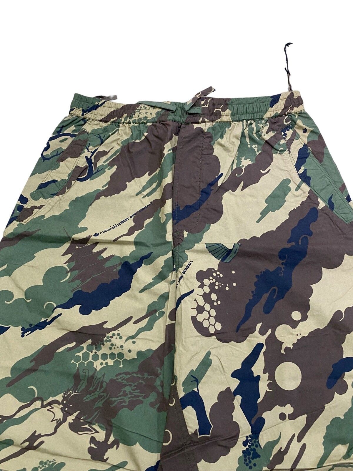 Maharishi Woodland Camo Camp Collar Shirt - 4