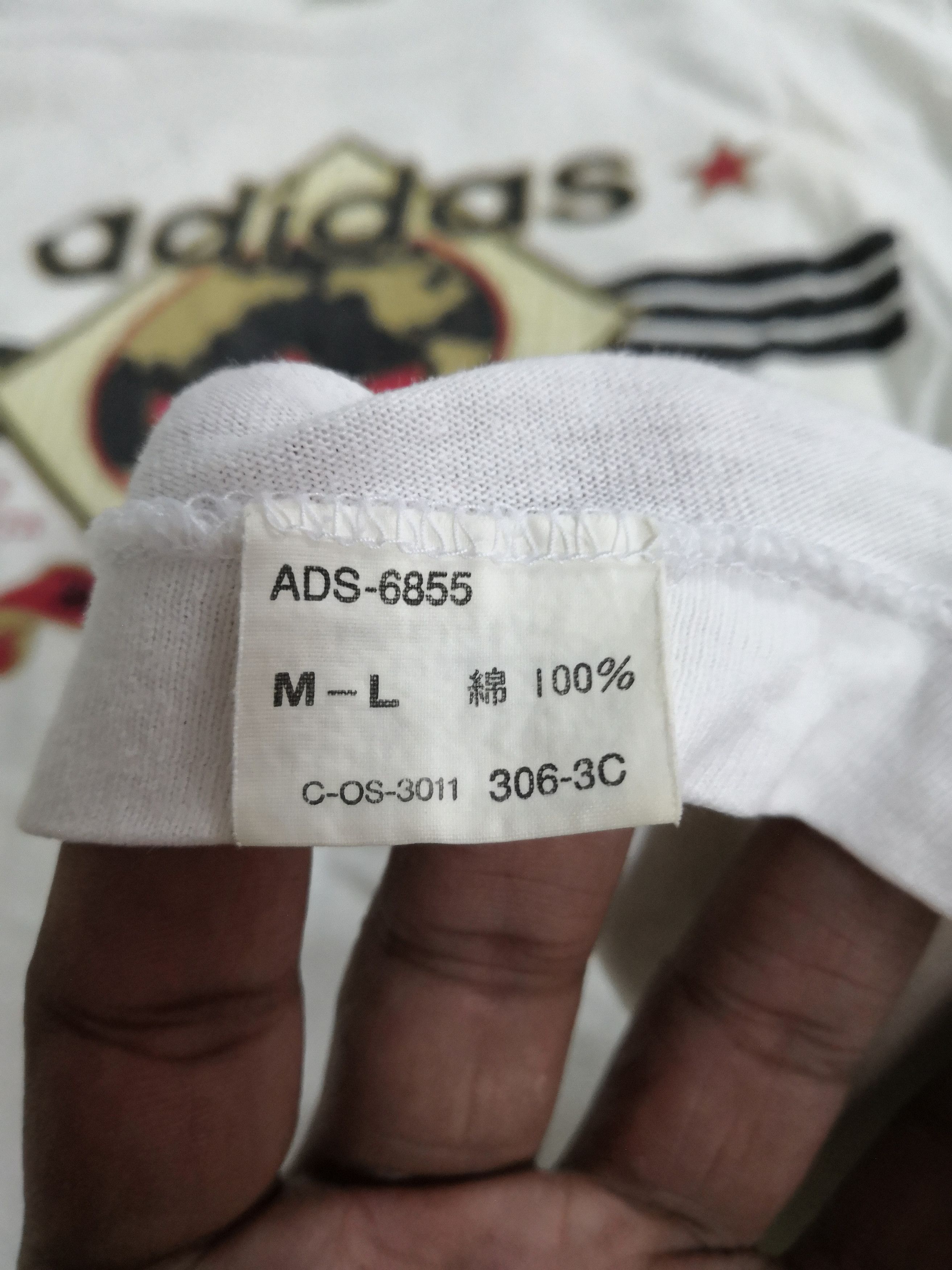 Rare Design Vintage Adidas Overprint T-shirt - 5