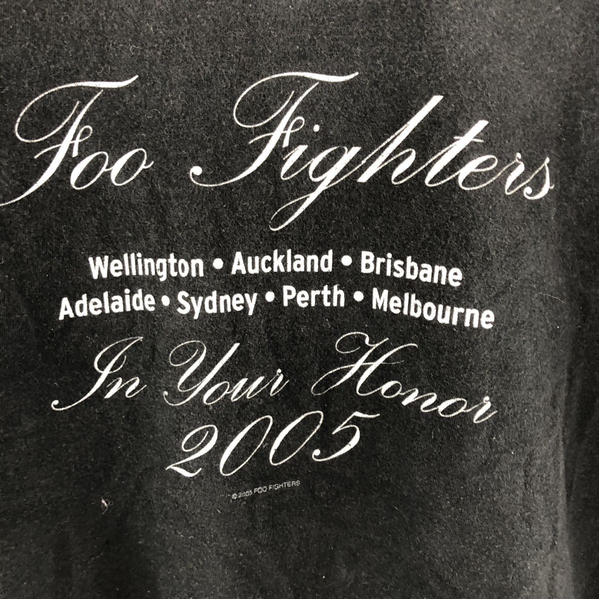 Vintage - Y2K Foo Fighters Tour Shirt 2005 In Your Honor Australia - 6