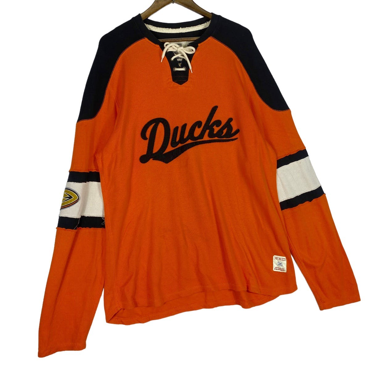 CCM Anaheim Ducks Reebok Fan Apparel Sweatshirt - 4