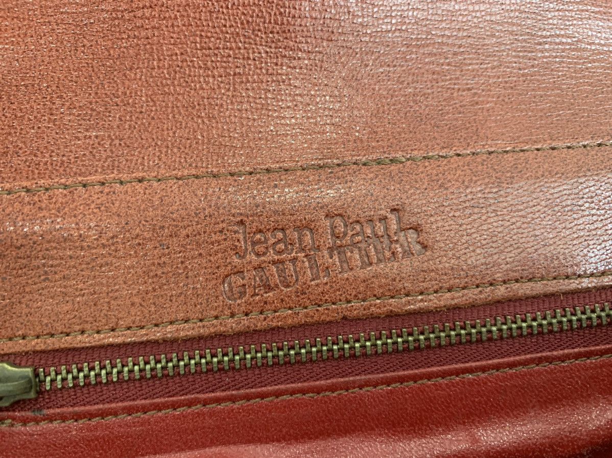 Vintage Jean Paul gualtire marron leather handbag - 13