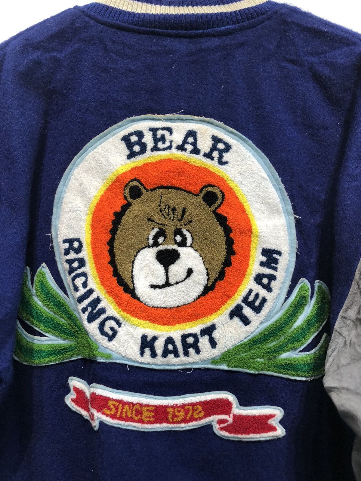 Vintage - Bear Racing Kart Team Varsity Jacket - 5