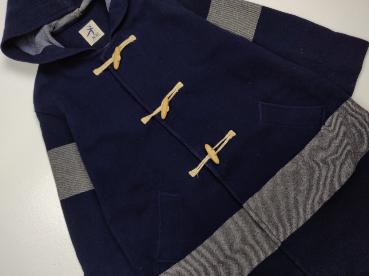 Hai Sporting Gear - Hai Stripes Long Jacket Duffle Coat Outerwear Hoodie - 3