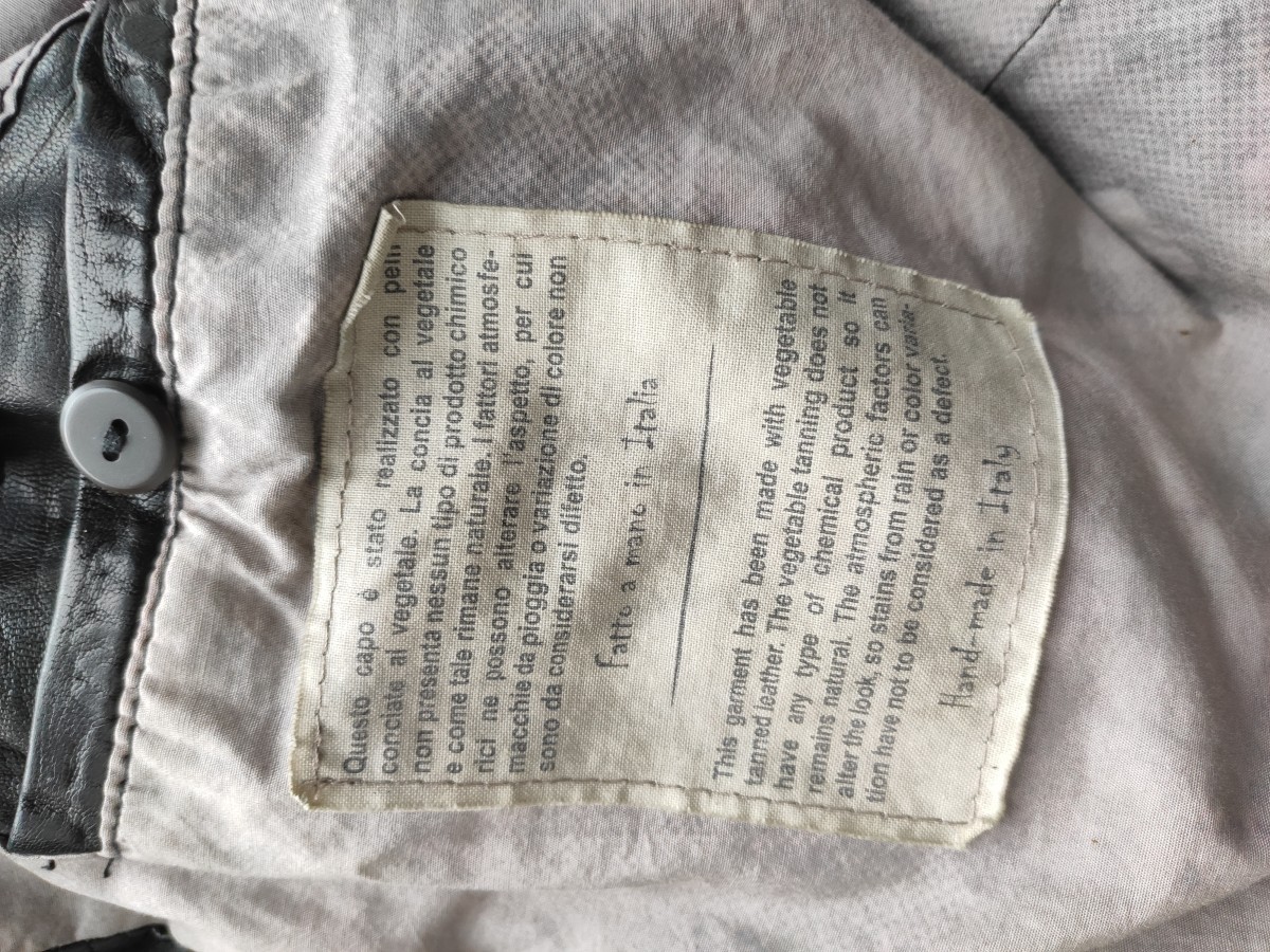 Giorgio Brato - Washed leather hooded jacket.Like Rick Owens or Julius - 9