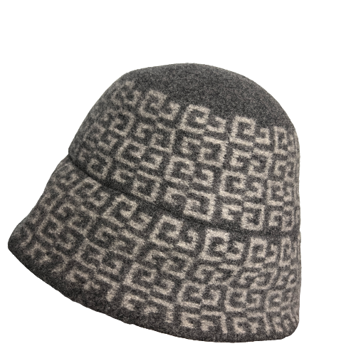 🔥RARE🔥 Vintage Givenchy Monogram Wool Beanie Hat - 4
