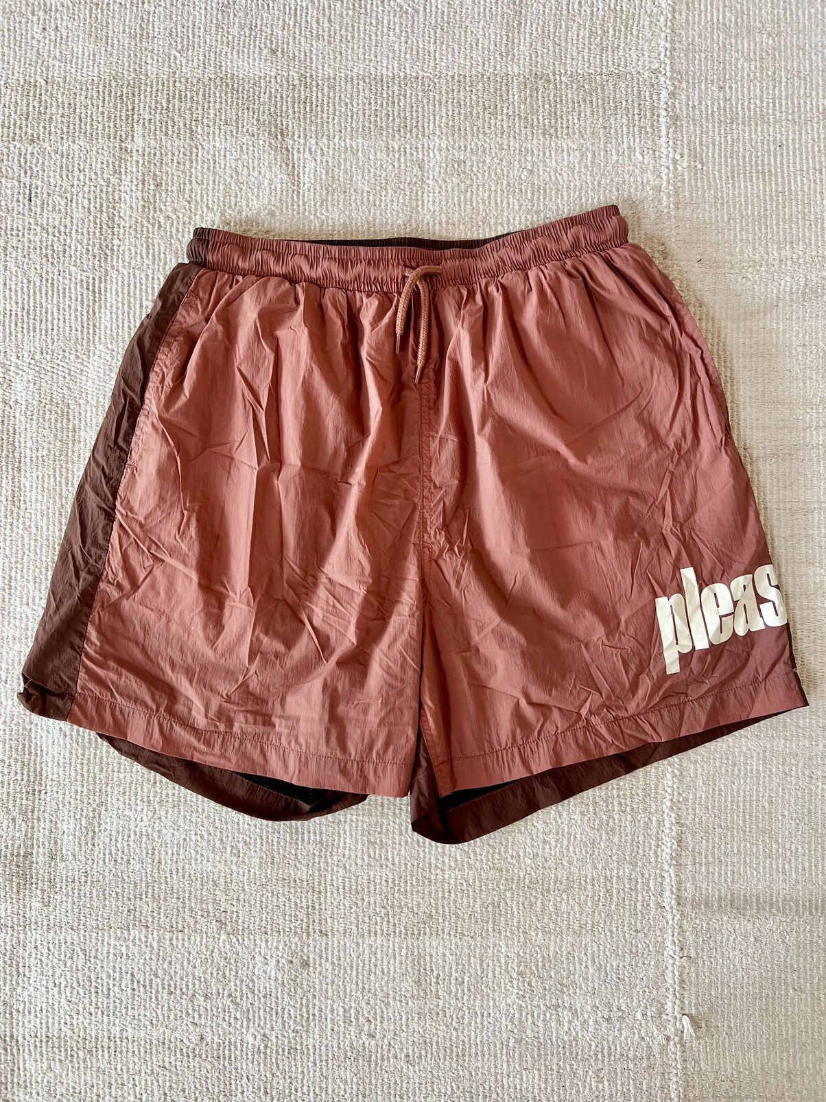 PLEASURES 2-TONE NYLON SHORTS - 1