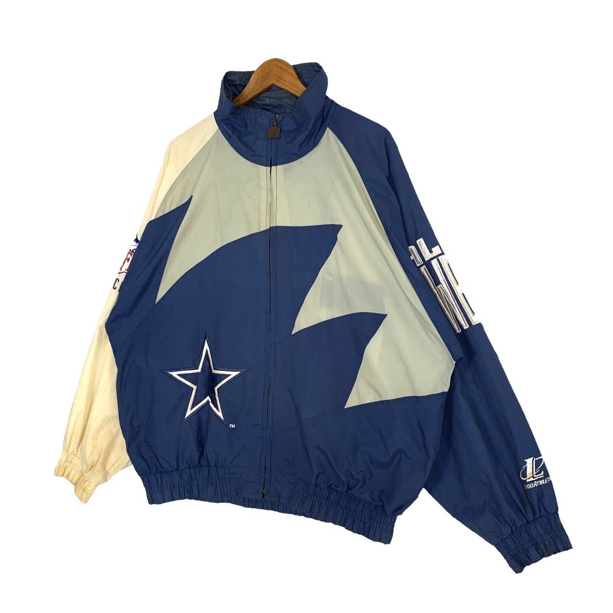 Vintage - Vtg NFL Authentic Pro Line Dallas Cowboys Windbreaker Jacket - 4