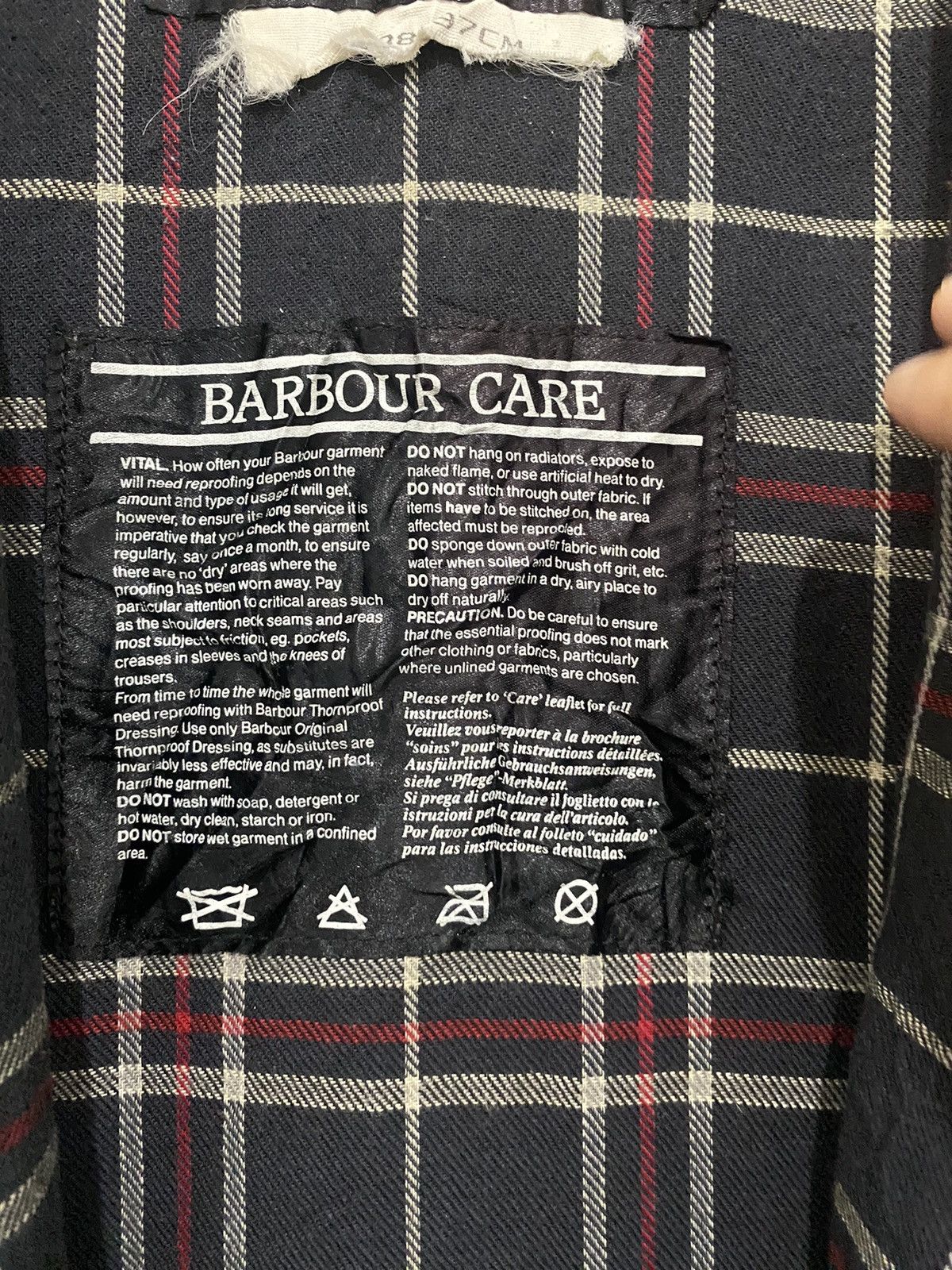Vintage Barbour Beaufort Wax Jacket - 10