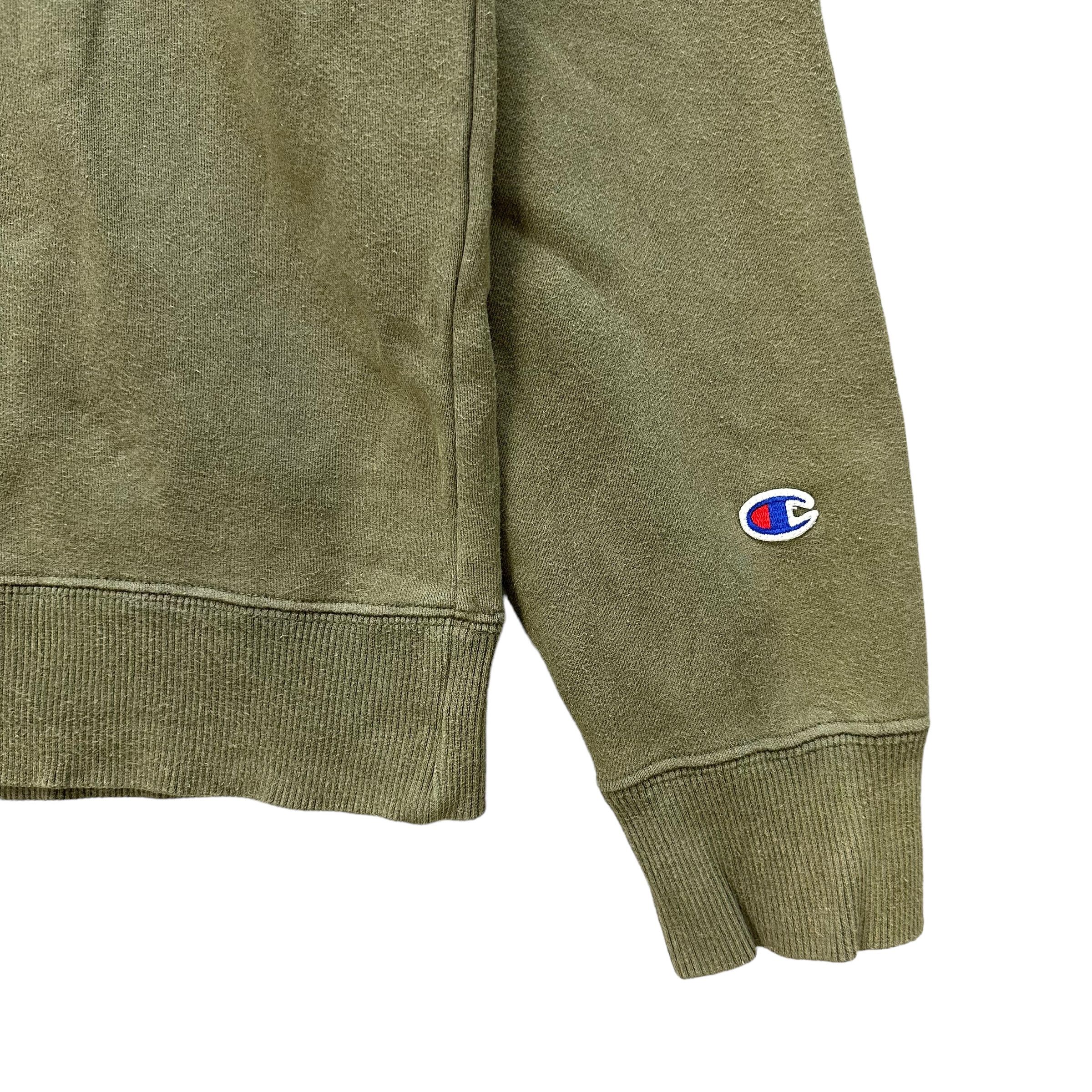 Champion Olive Green Crewneck Sweatshirts #A2-0038 - 5