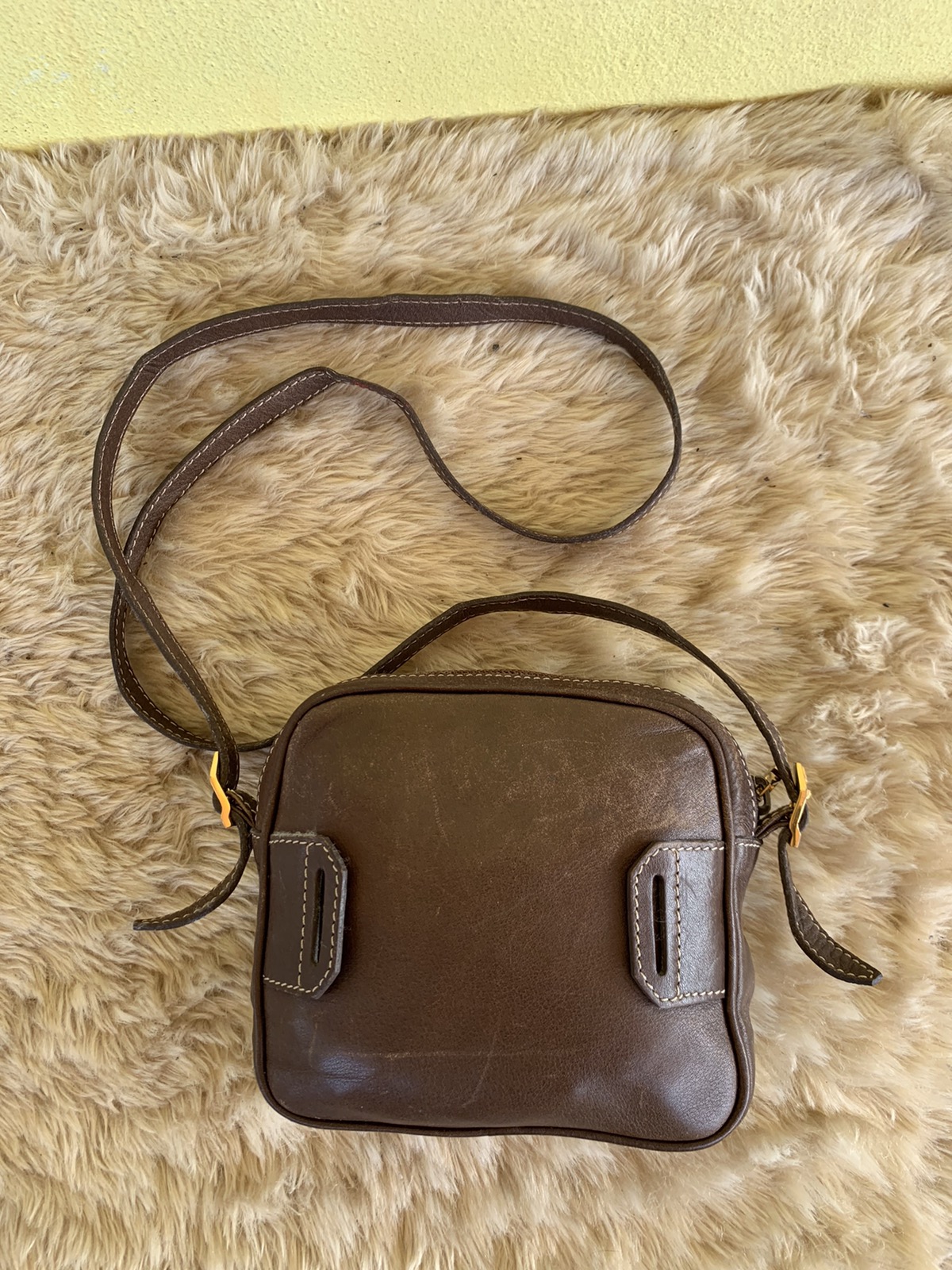 Vintage Loewe Leather Shoulder Bag - 2