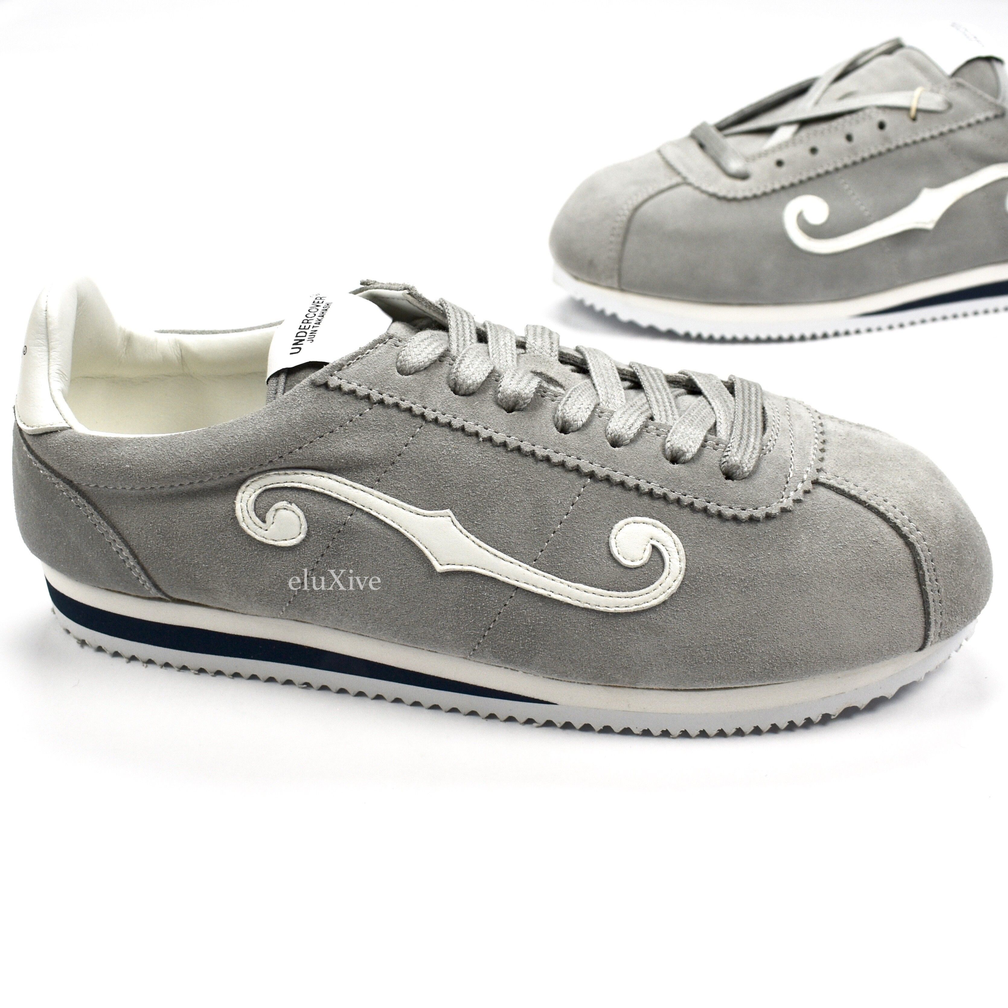 Undercover Gray Suede 'Cortez' Sneakers DS - 3