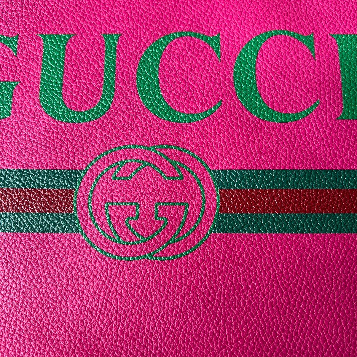 Gucci Leather Logo Portfolio Clutch/Pouch bag - 2